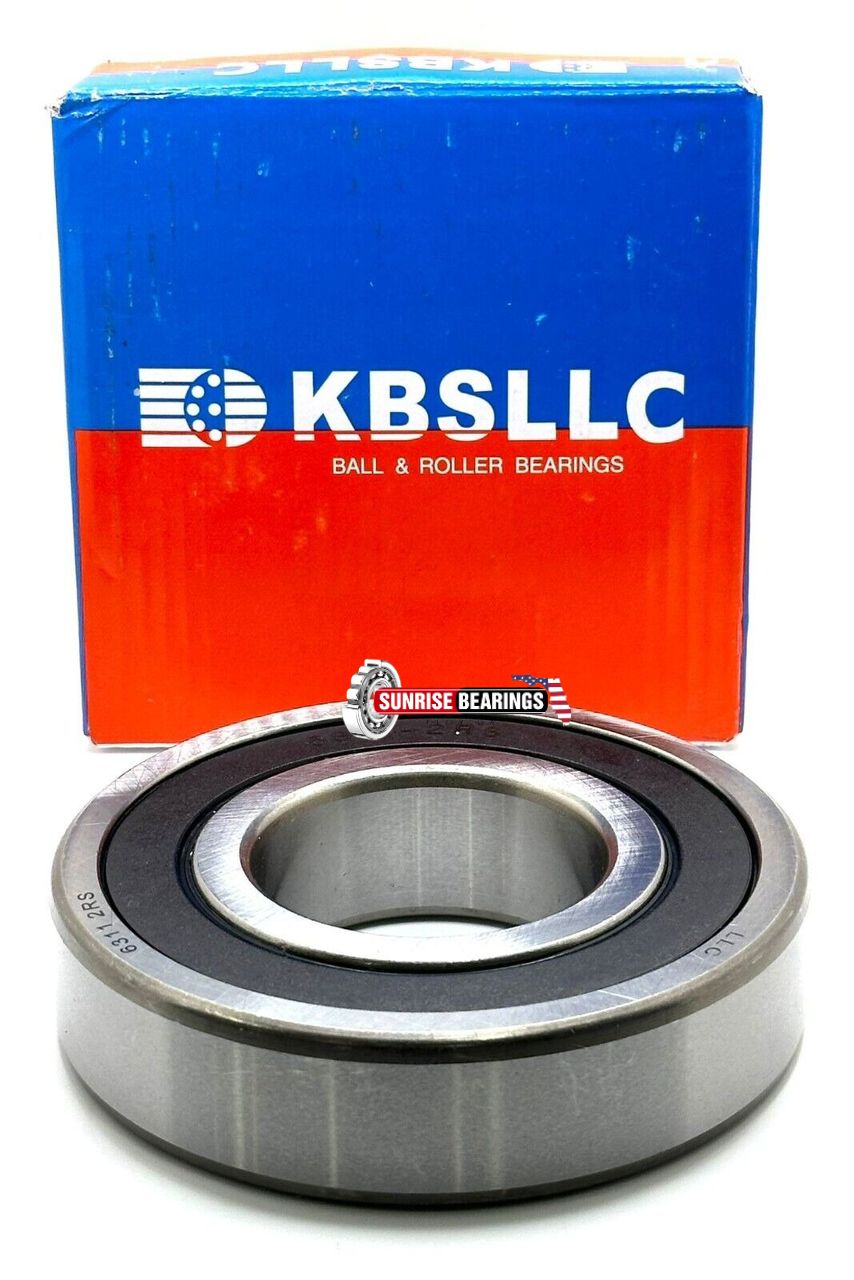 Kbs 6311 2Rs Deep Groove Ball Bearing, Rubber Sealed 55X120X29 mm