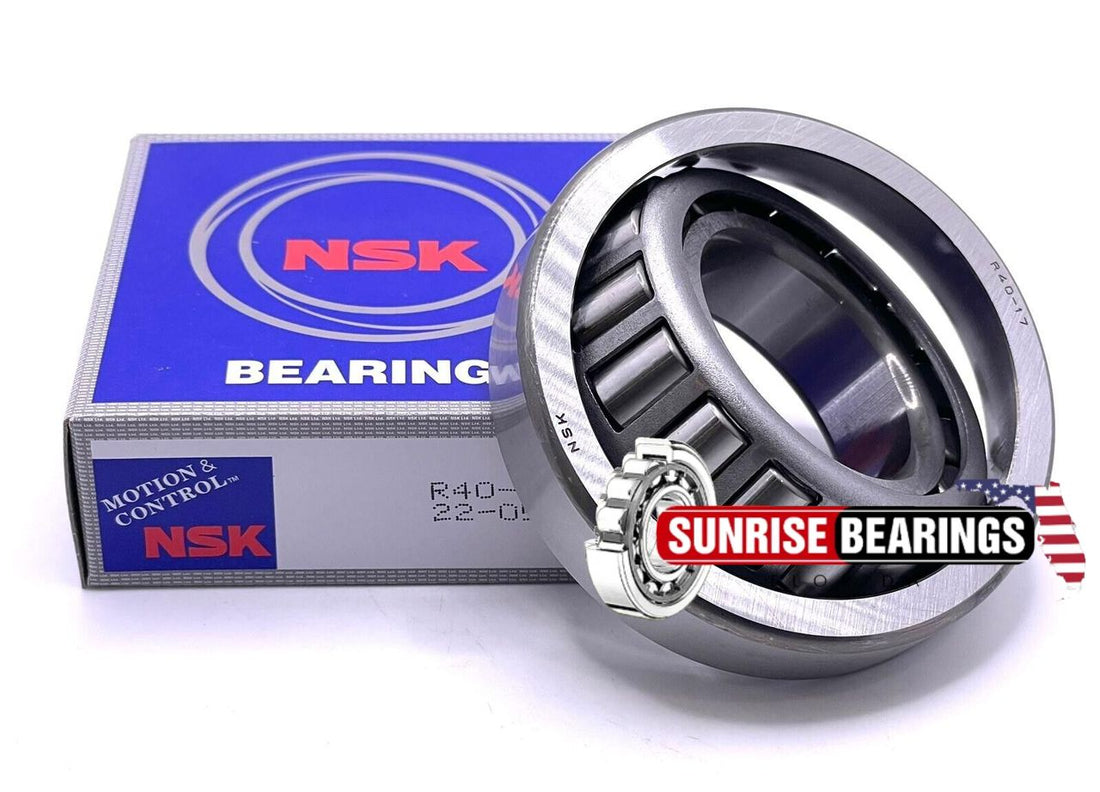 NSK JAPAN 30208 J TAPERED ROLLER BEARING 40x80x19.75 mm R40-17
