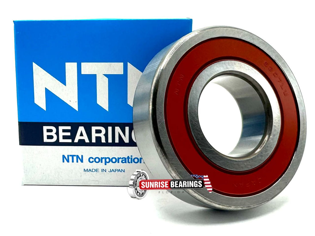 Ntn 6307 Llu Cm/5K Deep Groove Ball Bearing, Rubber Sealed 35X80X21 Mm 6307-2Rs