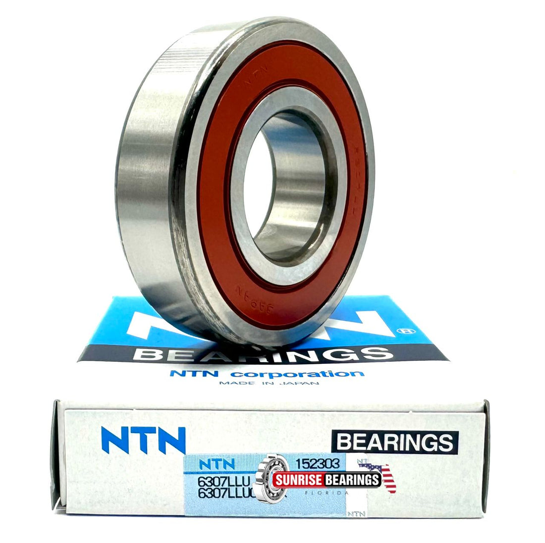Ntn 6307 Llu Cm/5K Deep Groove Ball Bearing, Rubber Sealed 35X80X21 Mm 6307-2Rs