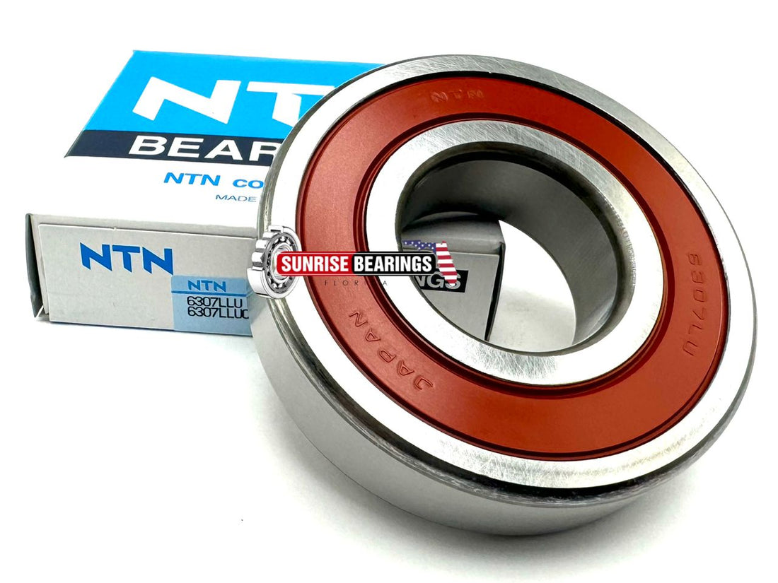 Ntn 6307 Llu Cm/5K Deep Groove Ball Bearing, Rubber Sealed 35X80X21 Mm 6307-2Rs