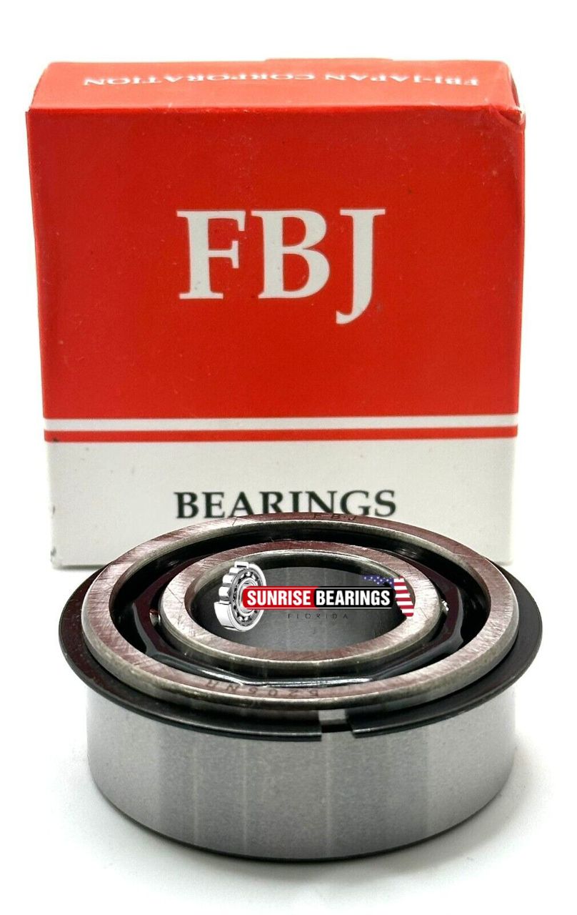 FBJ 5205 NR ANGULAR CONTACT BEARING + SNAP RING 25x52x20,6mm 3205 NR
