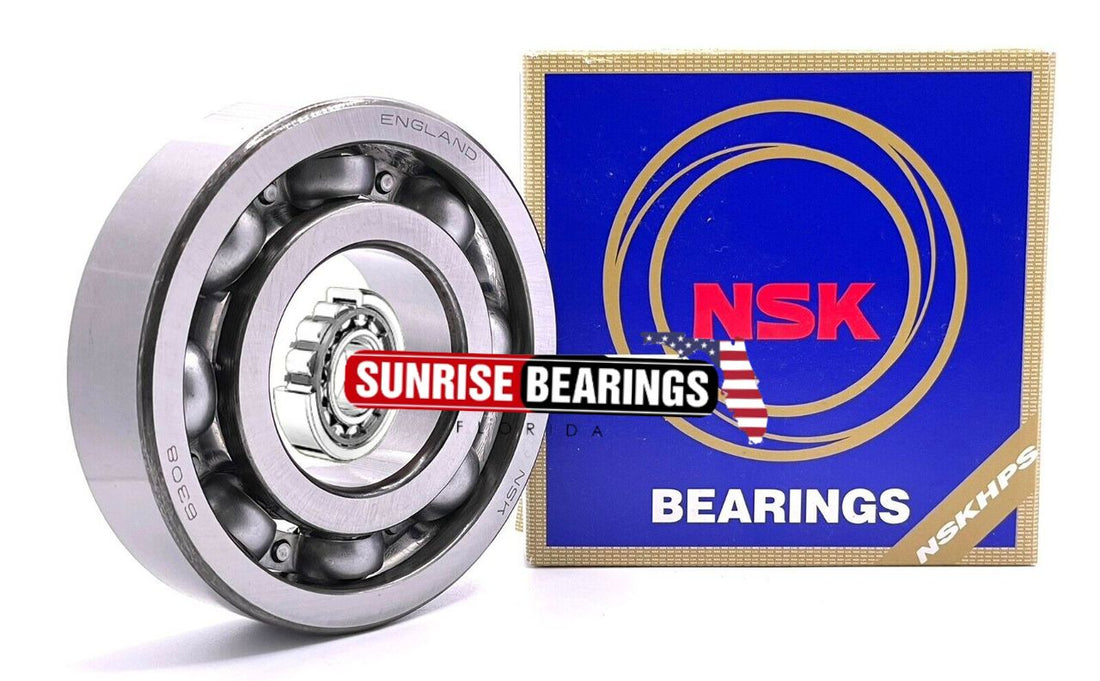 Nsk 6308 C3 Deep Groove Ball Bearing, Open Type, No Seals 40X90X23 mm