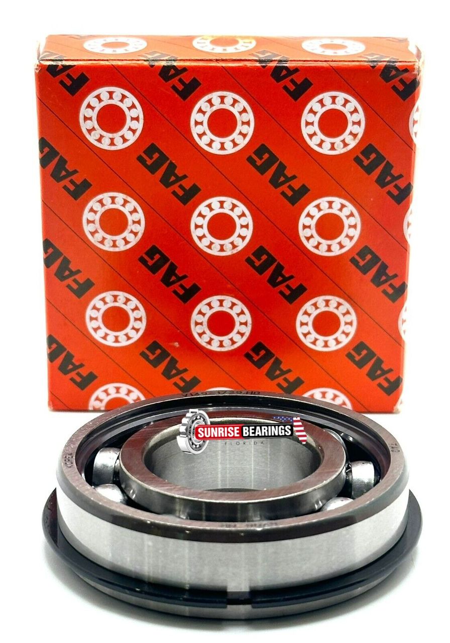 FAG 6206 NR Ball Bearing, Open Type, No Seals + Snap Ring 30x62x16 mm