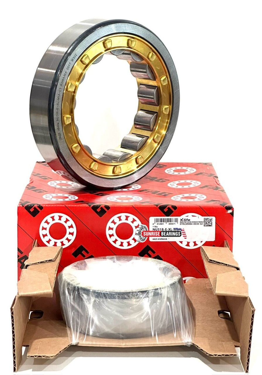 FAG NU318 E M1 C3 Cylindrical Roller Bearing 90x190x43 mm