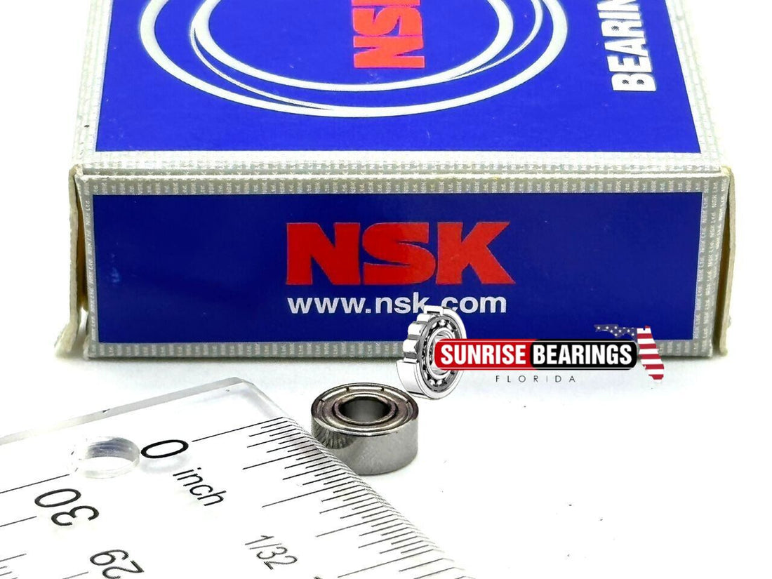 NSK 684 A ZZ M C3 Deep Groove Ball Bearing, Metal Shielded 4x9x4 mm
