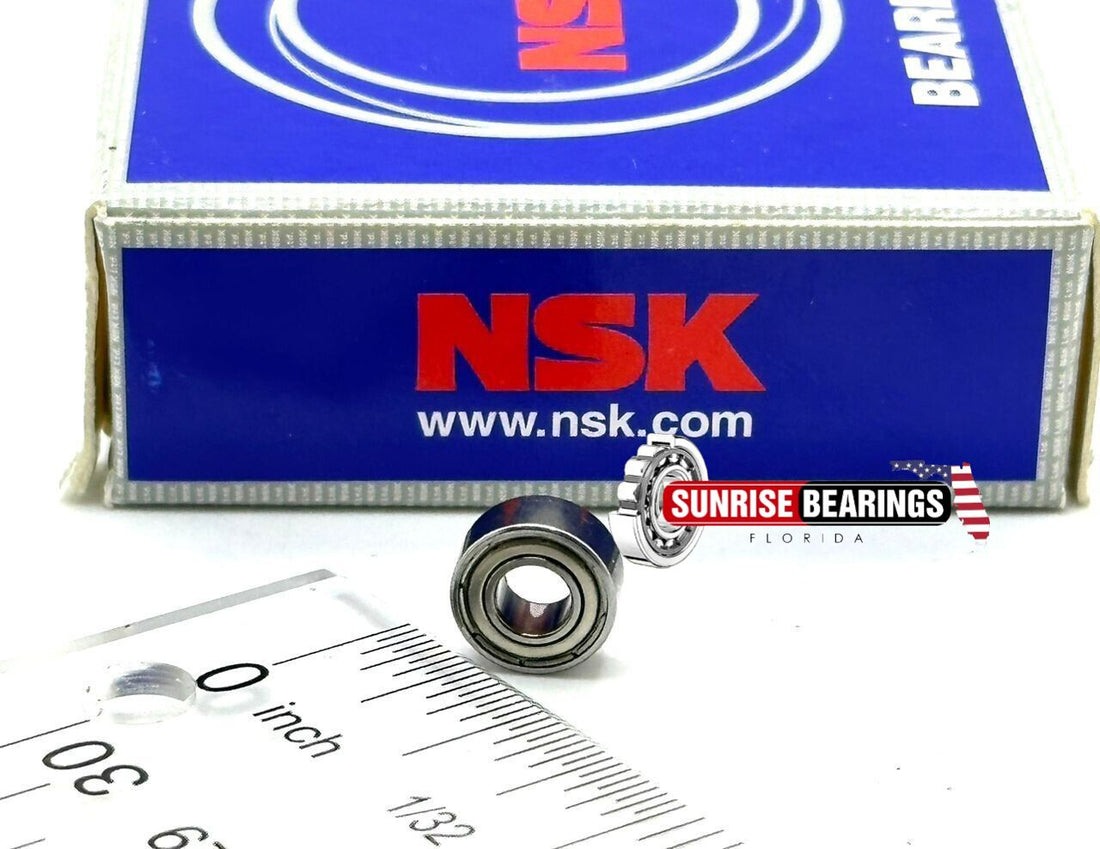 NSK 684 A ZZ M C3 Deep Groove Ball Bearing, Metal Shielded 4x9x4 mm