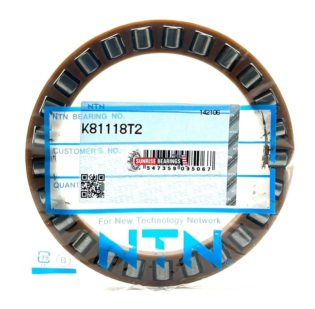 Ntn Japan K81118 T2 Axial Cylindrical Roller Bearing 92X120X9 mm