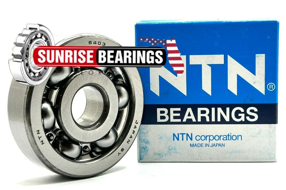 NTN  Japan 6403 Deep Groove Ball Bearing, Open Type, No Seals 17X62X17 mm