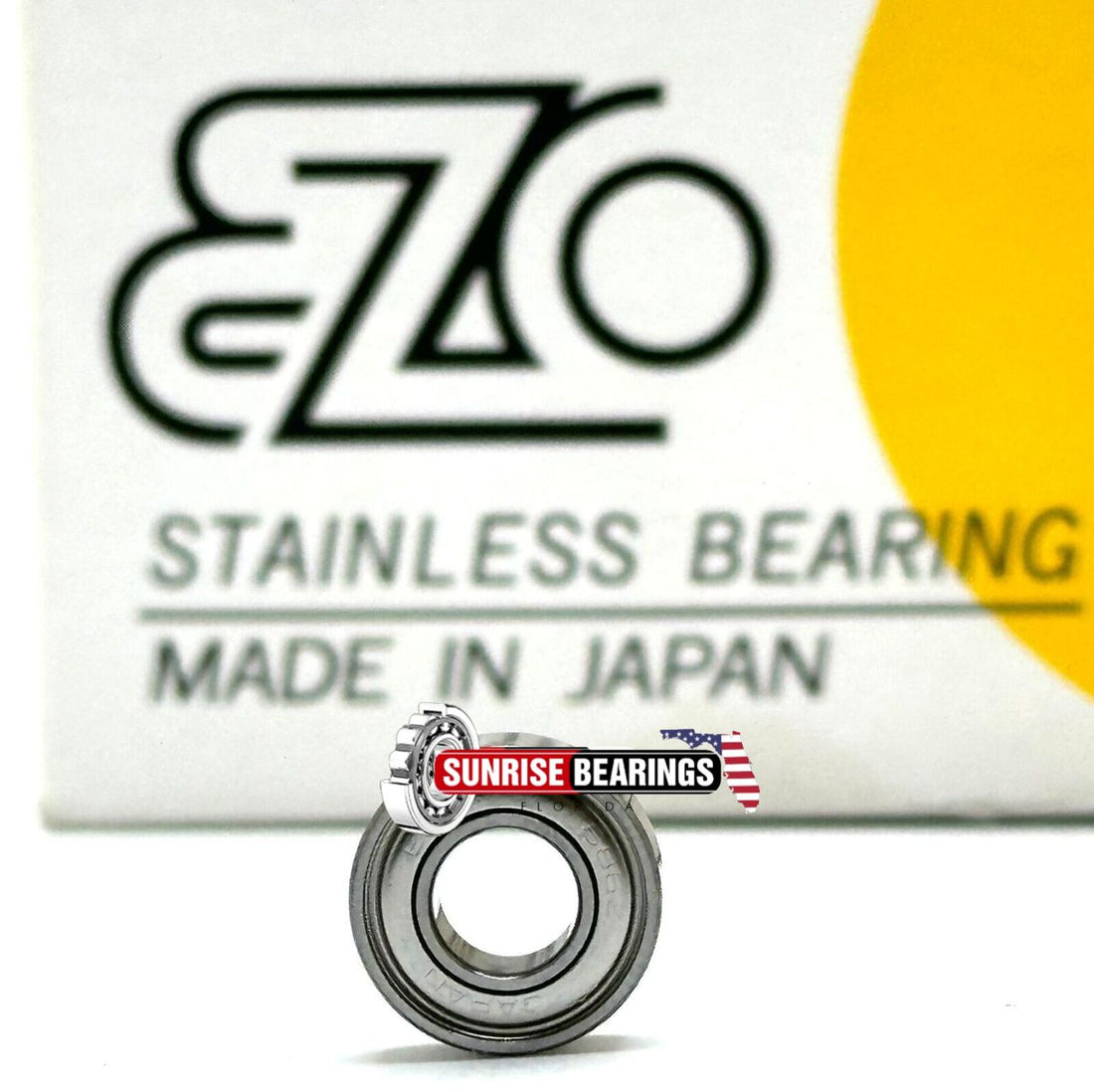 EZO 686 ZZ Deep Groove Ball Bearing, Metal Shielded 6x13x5 mm
