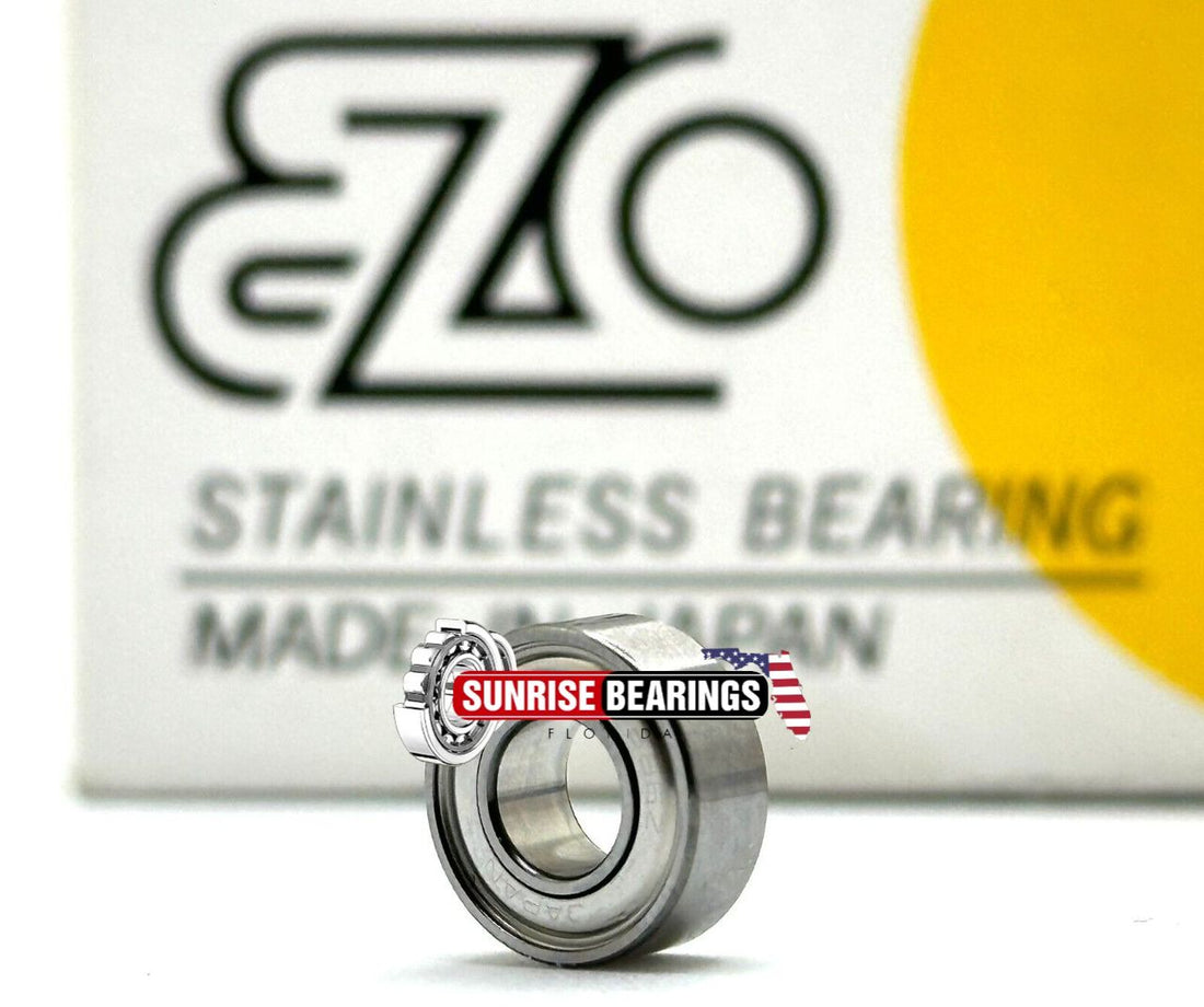 EZO 686 ZZ Deep Groove Ball Bearing, Metal Shielded 6x13x5 mm