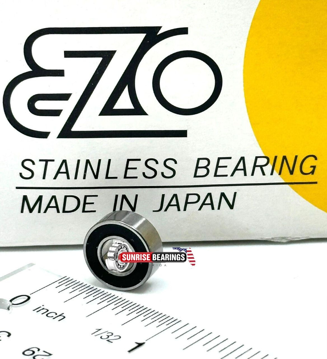 Ezo 686 2Rs Deep Groove Ball Bearing, Rubber Sealed 6X13X5 mm