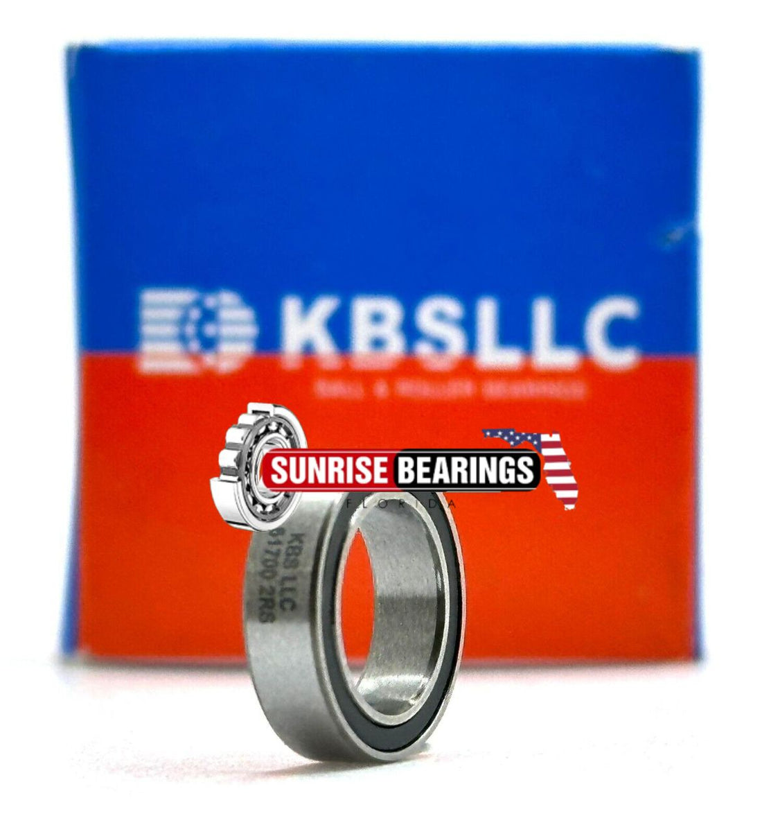 KBS 61700 DEEP GROOVE BALL BEARING, RUBBER SEALED 10x15x3 mm 6700-2RS