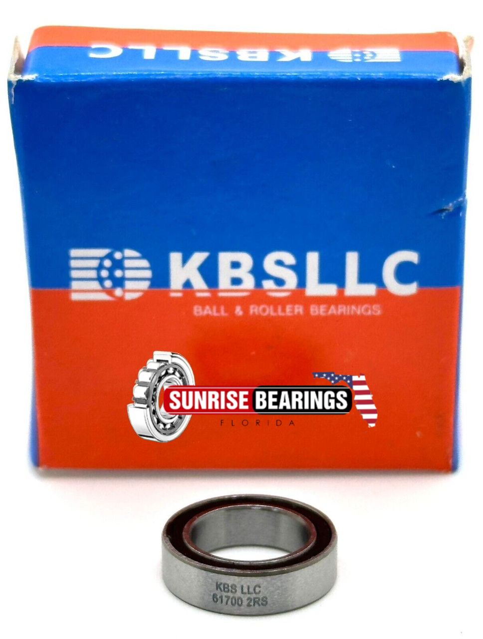KBS 61700 DEEP GROOVE BALL BEARING, RUBBER SEALED 10x15x3 mm 6700-2RS