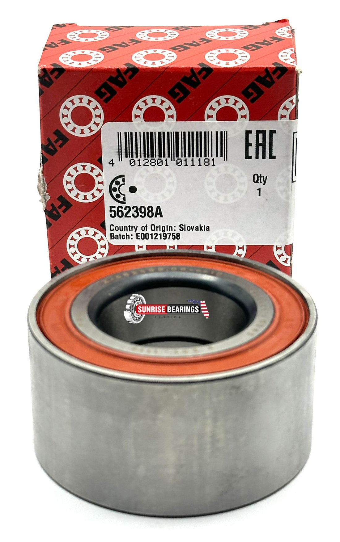 FAG 562398A WHEEL BEARING for RENAULT LOGAN BAH-0012 GB12807 37x72x37 mm