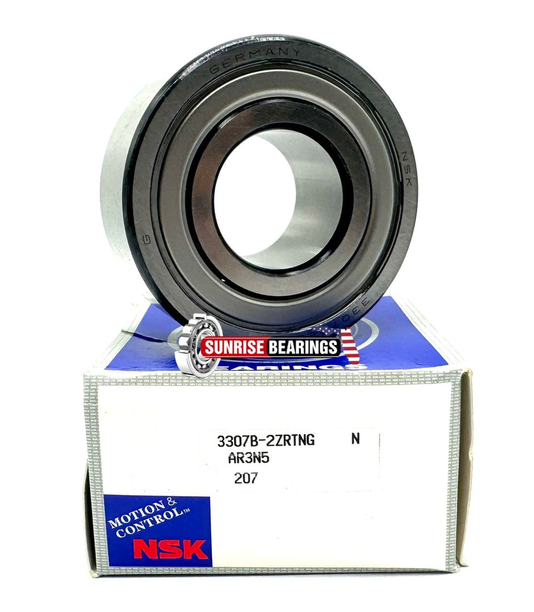 NSK Germany 3307B-2Zrtng C3 Angular Contact Ball Bearing 35X80X34.9 mm