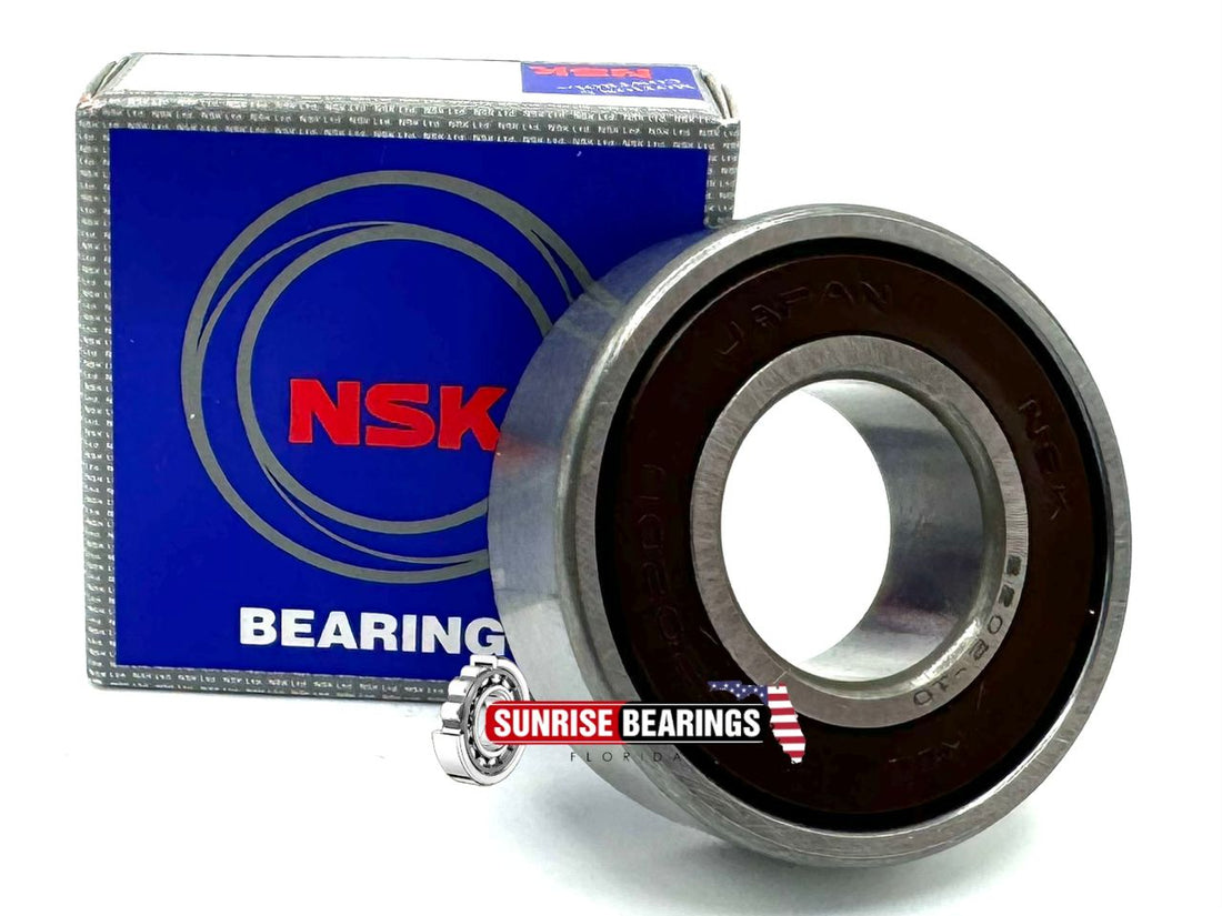 NSK JAPAN  6202-10 DDU BALL BEARING, RUBBER SEALED 5/8"x35x11 mm 6202-10 2RS SPECIAL BORE 5/"