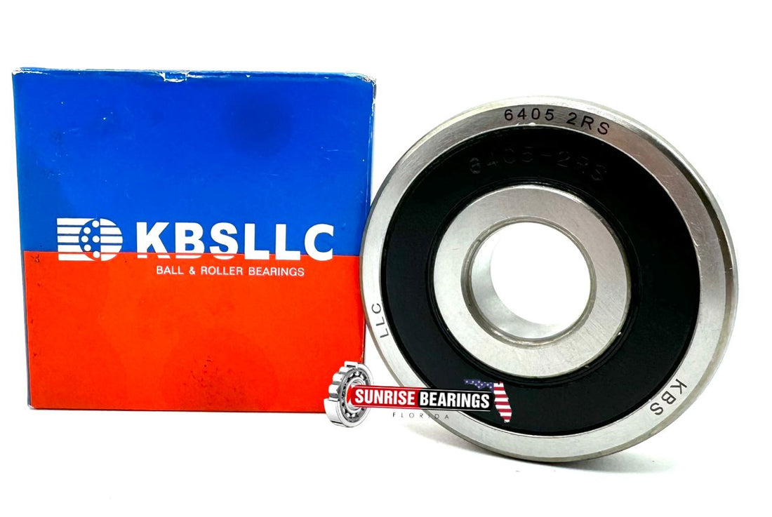 KBS 6405 2RS DEEP GROOVE BALL BEARING, RUBBER SEALED 25x80x21 mm