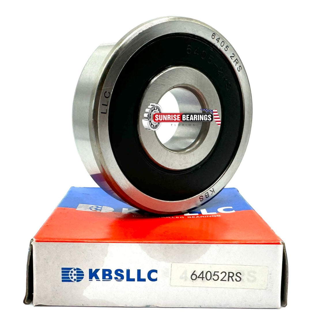 KBS 6405 2RS DEEP GROOVE BALL BEARING, RUBBER SEALED 25x80x21 mm