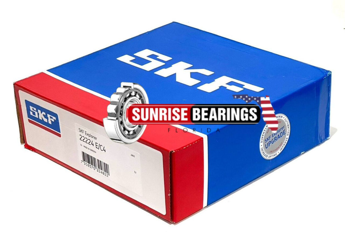 SKF Sweden 22224 EK C3 Spherical Roller Bearing 120x250x58 mm