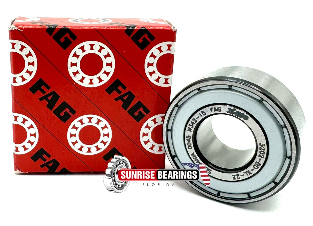 Fag 3202 Bd Xl Zz C3 Angular Contact Bearing Metal Shielded 15X35X15.9 mm 5202Zz