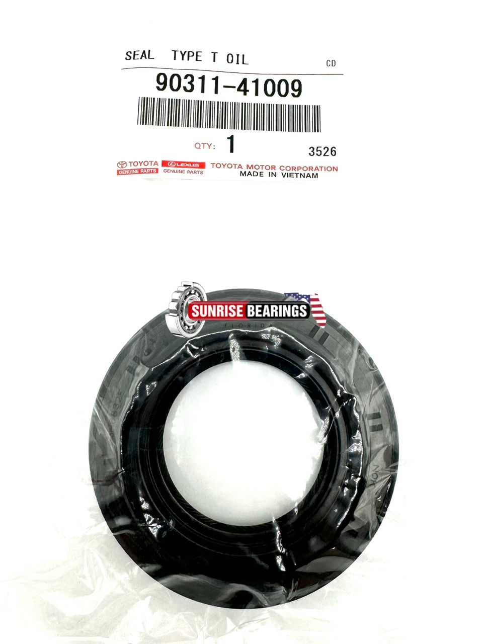 90311-41009 DIFFERENTIAL Pinion Seal for Toyota SKF 16114 NATIONAL 710697