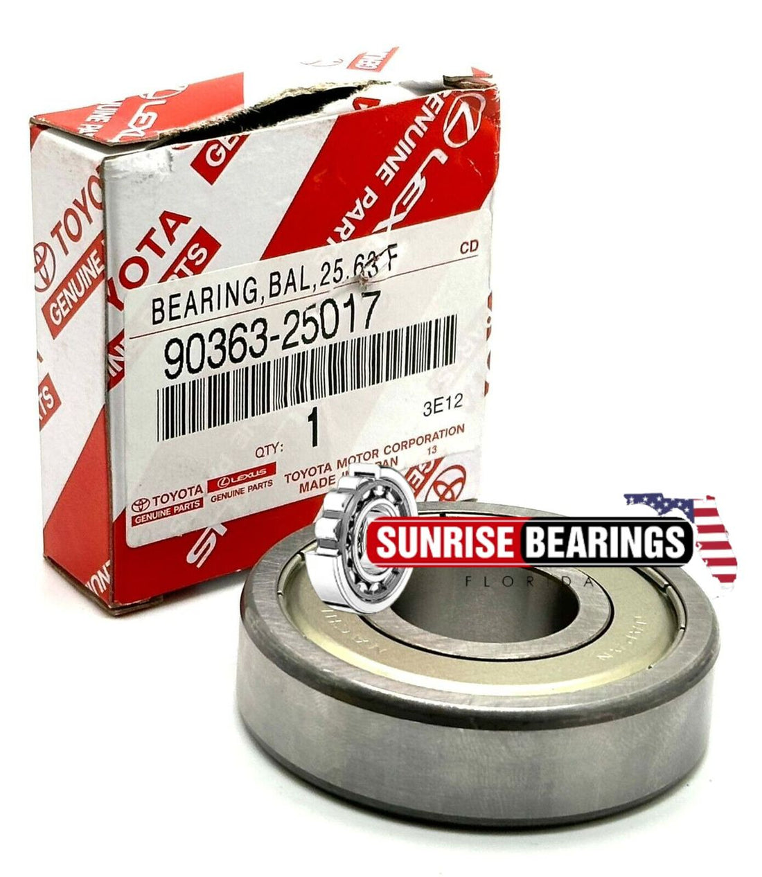 for TOYOTA COROLLA LEVIN AE86 GTV 5F OUTPUT SHAFT BEARING 90363-25017 25x63x17mm