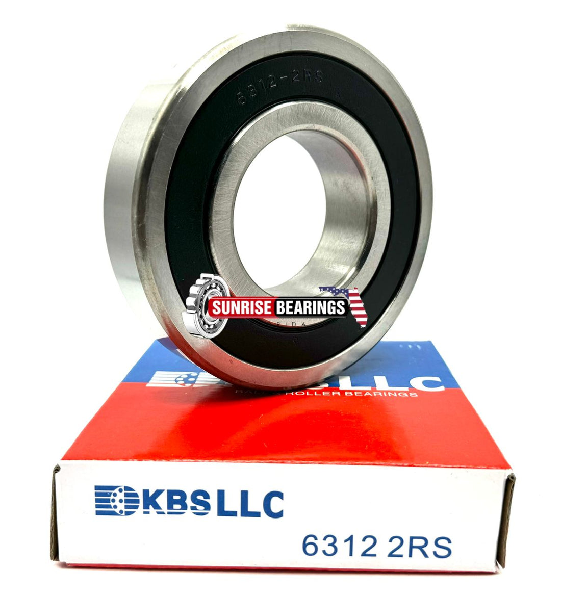 KBS 6312 2RS BALL BEARING, RUBBER SEALED 60x130x31 mm