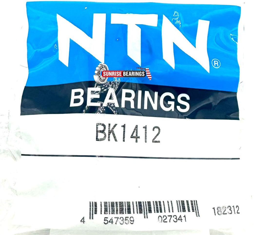 NTN  Japan Bk1412 Drawn Cup Needle Roller Bearing 14X20X12 mm