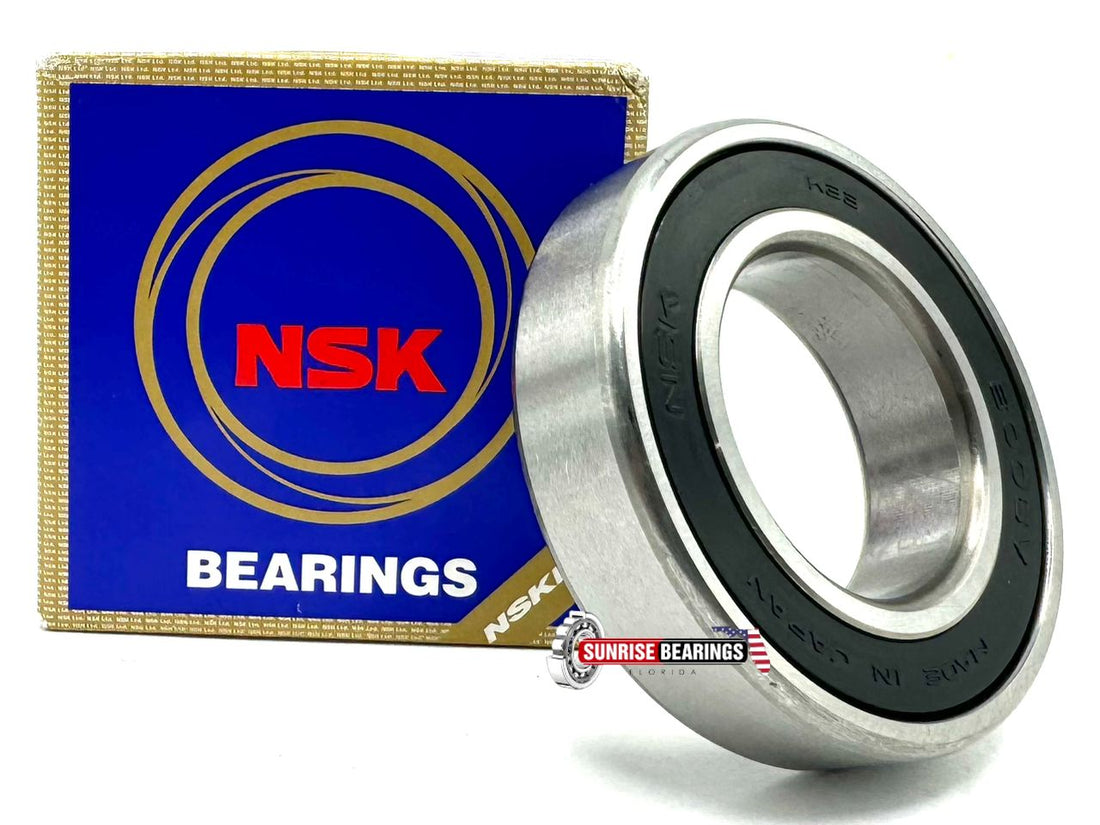 NSK 6006 VV C3 Ball Bearing, Rubber Sealed Non Contact Seals 30x55x13 mm