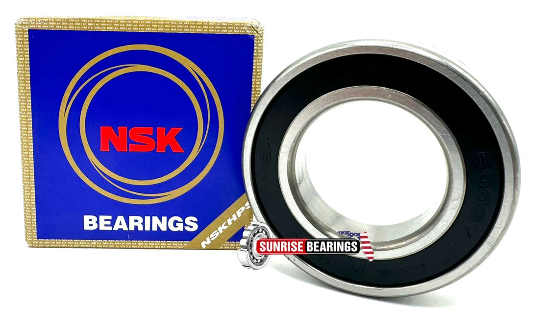 NSK 6006 VV C3 Ball Bearing, Rubber Sealed Non Contact Seals 30x55x13 mm