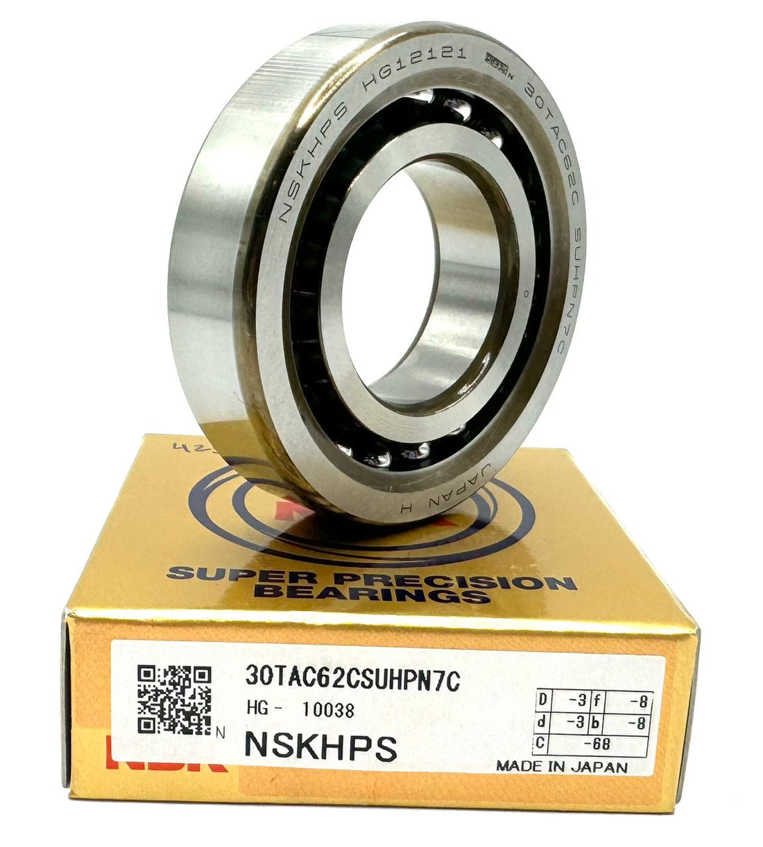 NSK Japan 30Tac62 Csuhpn7C Angular Contact Thrust Ball Bearing 30X62X15 mm
