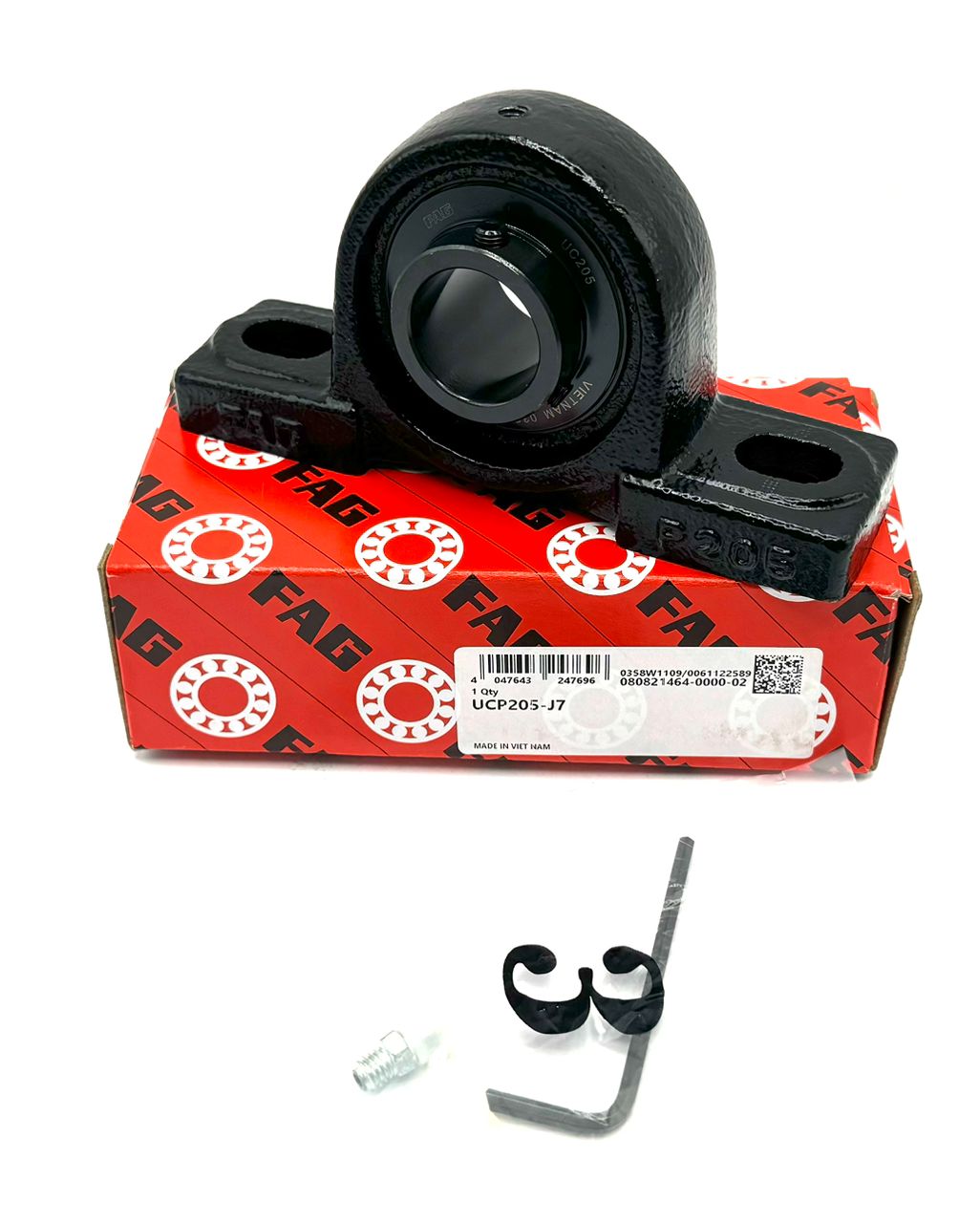 FAG UCP205 J7 HOUSING AND BEARING ASSEMBLY  GYE25KRRB + ASE05 25 mm