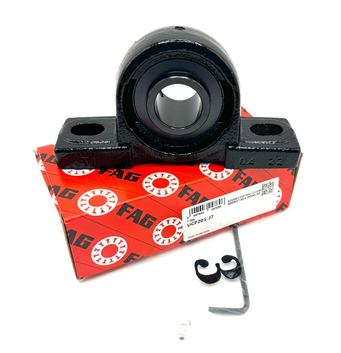 FAG UCP205 J7 HOUSING AND BEARING ASSEMBLY  GYE25KRRB + ASE05 25 mm