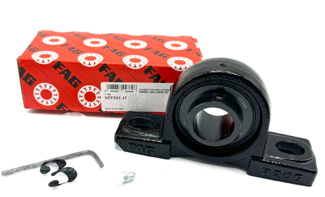 FAG UCP205 J7 HOUSING AND BEARING ASSEMBLY  GYE25KRRB + ASE05 25 mm