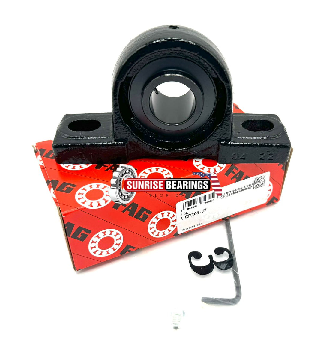 FAG UCP205 J7 HOUSING AND BEARING ASSEMBLY  56205+ SG205S 25 mm