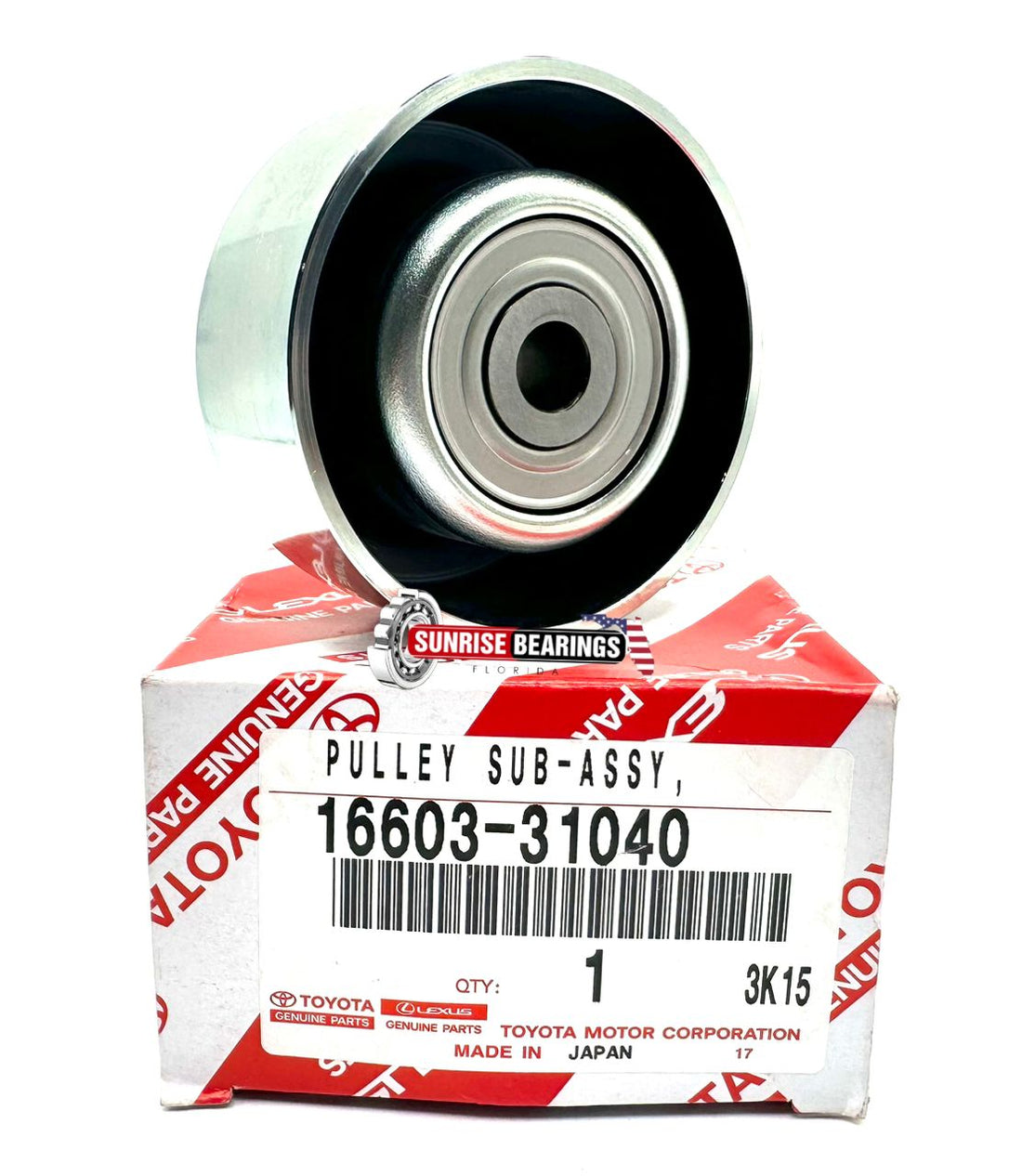Toyota 4Runner Tacoma Fj Tundra 4L Drive Belt Idler Pulley16603 31030 Pu107029