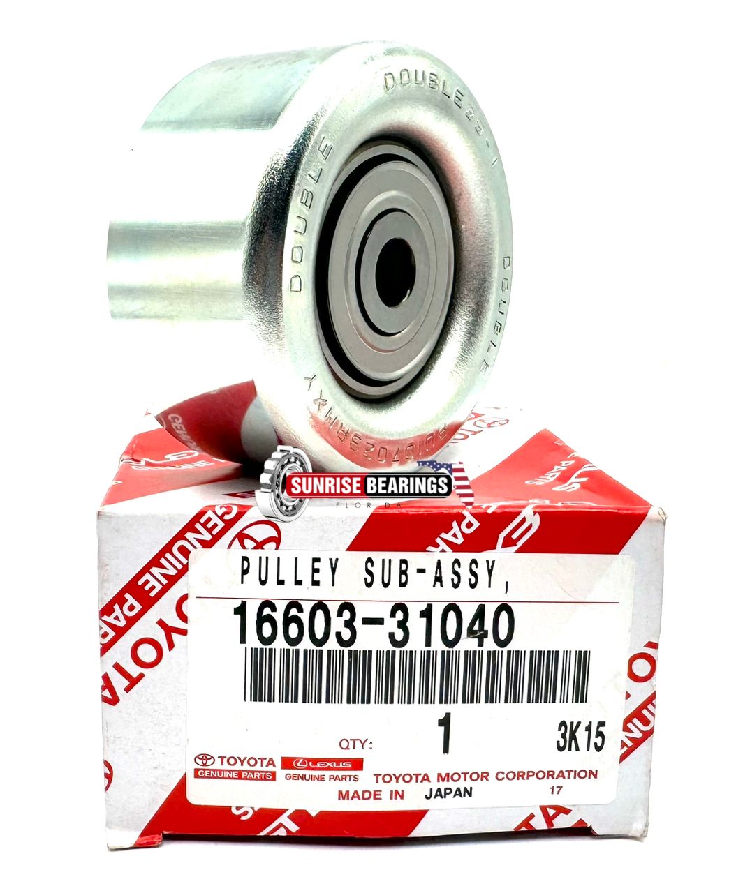 Toyota 4Runner Tacoma Fj Tundra 4L Drive Belt Idler Pulley 16603-31050 Pu107029