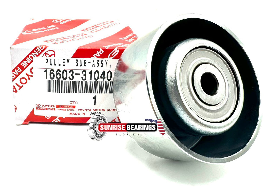 Toyota 4Runner Tacoma Fj Tundra 4L Drive Belt Idler Pulley16603 31030 Pu107029