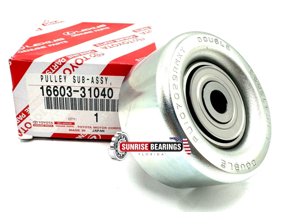 Toyota 4Runner Tacoma Fj Tundra 4L Drive Belt Idler Pulley 16603 31010 Pu107029
