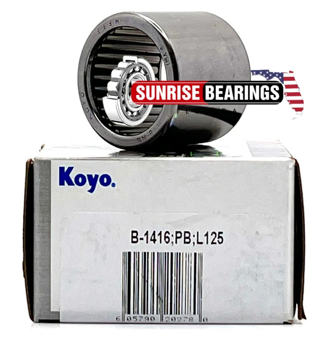 KOYO B-1416 Needle Bearing 7/8" x 1-1/8" x 3/8" U.S.A