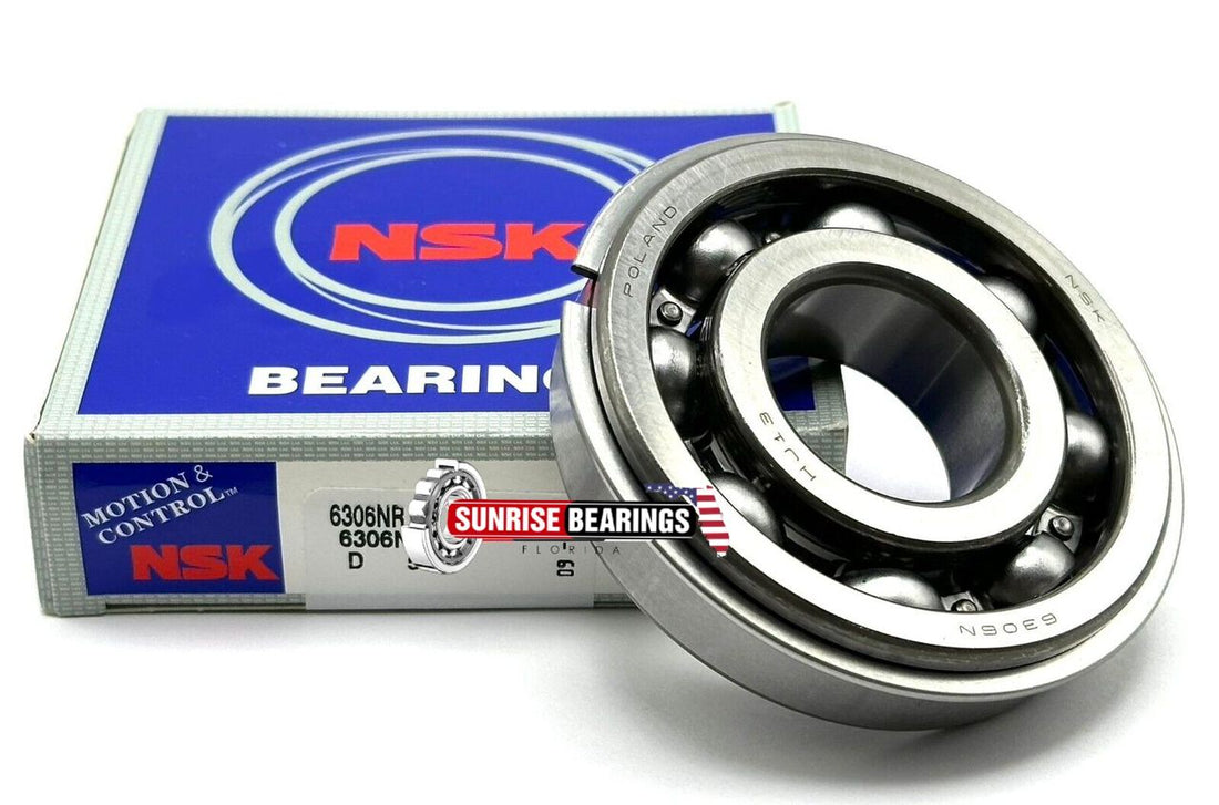 NSK - Deep groove ball bearings 6306  NR