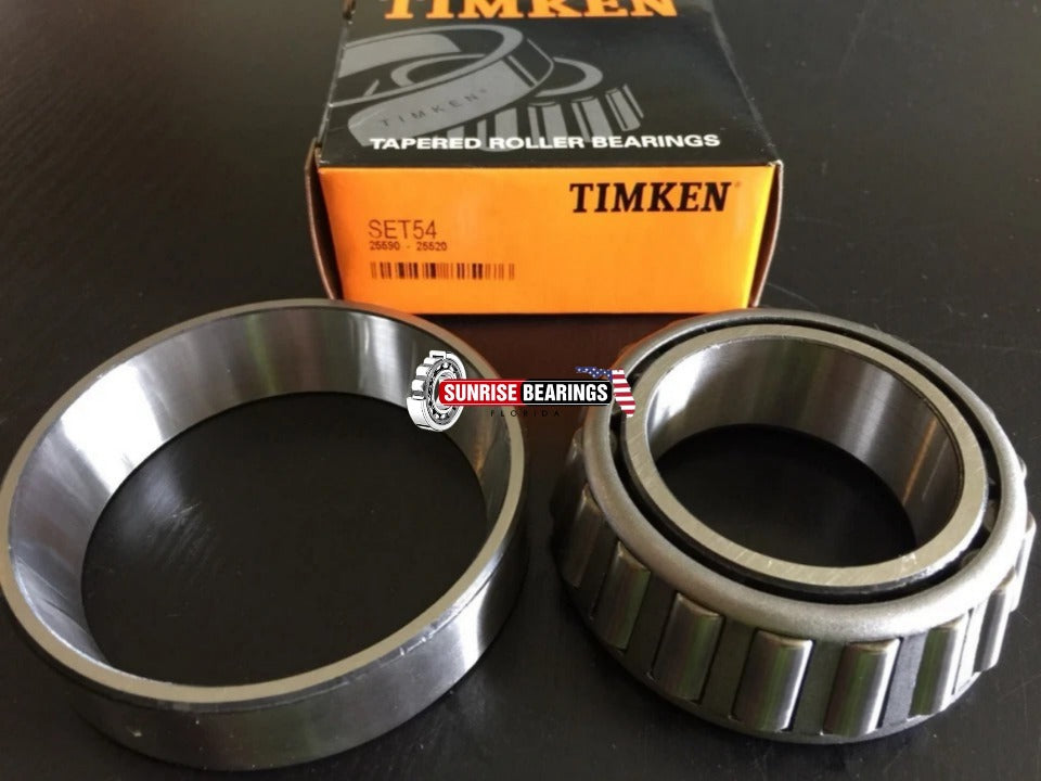 25590/25520 Wheel Bearing and Race Set-Race Set Front Inner TIMKEN SET54