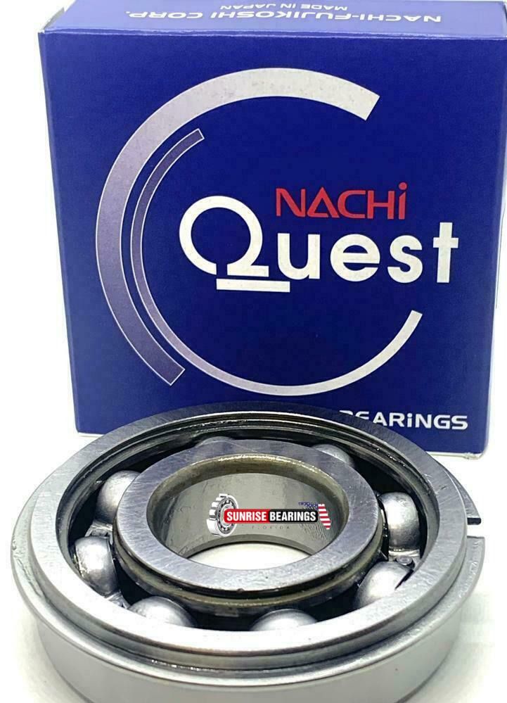 NACHI JAPAN 6306 ZNR C3 Sealed ONE SIDE Deep Groove Ball Bearing