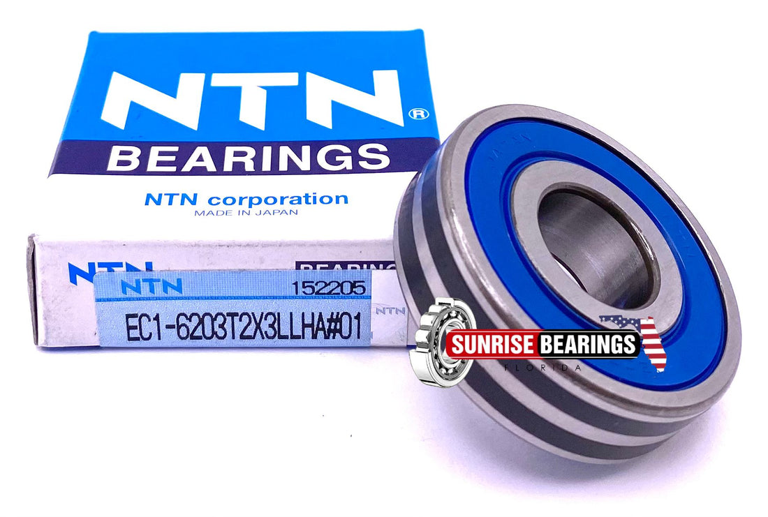 NTN 6203/15 2RS Ball Bearing, Rubber Sealed Special bore 15mm 15x40x12 mm