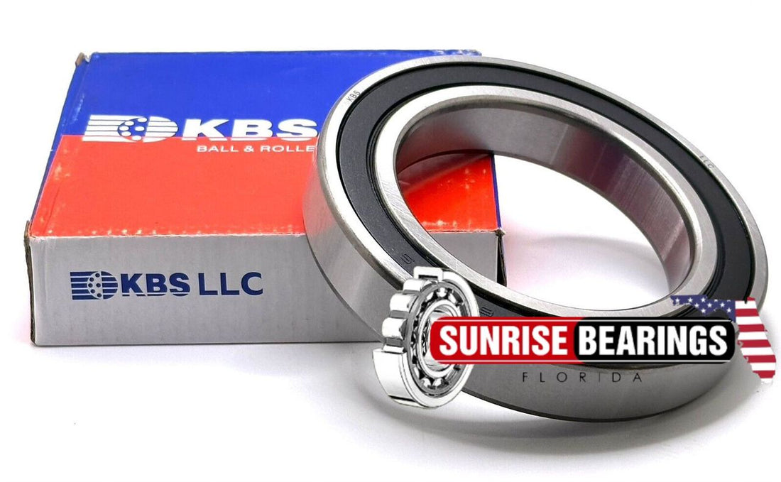 KBS 6013 2RS DEEP GROOVE BALL BEARING, RUBBER SEALED 65x100x18 mm