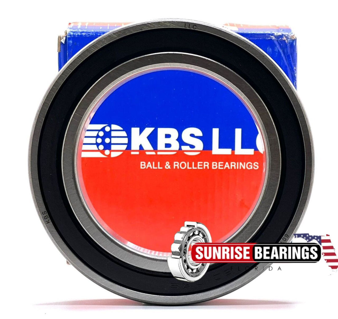KBS 6013 2RS DEEP GROOVE BALL BEARING, RUBBER SEALED 65x100x18 mm