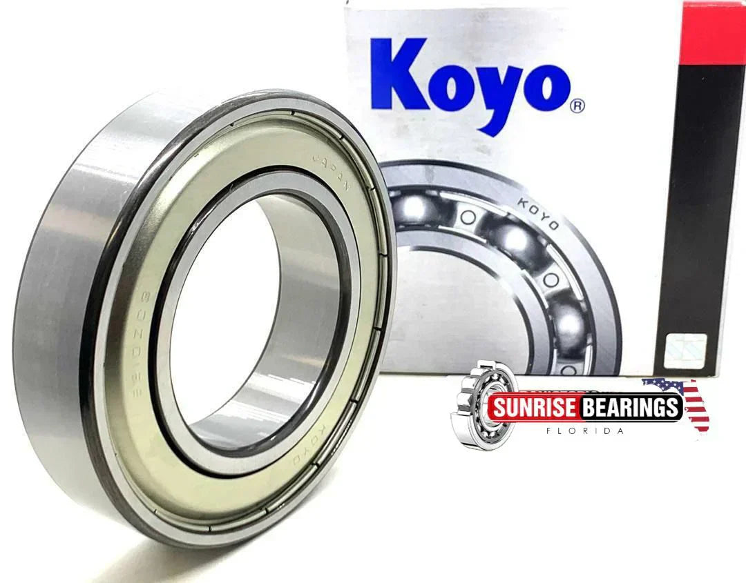 KOYO Japan 6216 ZZ Deep Groove Ball Bearing, Metal Shielded 80x140x26 mm