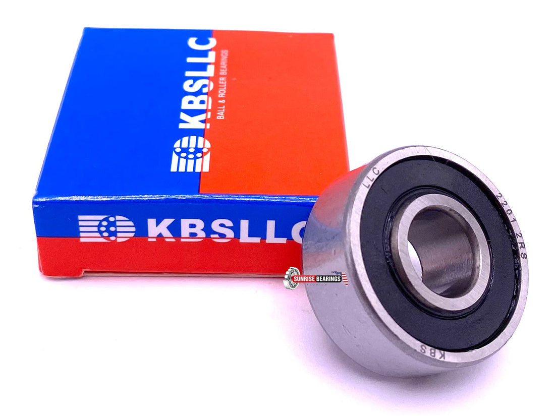 KBS 2201 2RS Double Row Self-Aligning Ball Bearing 12x32x14 mm