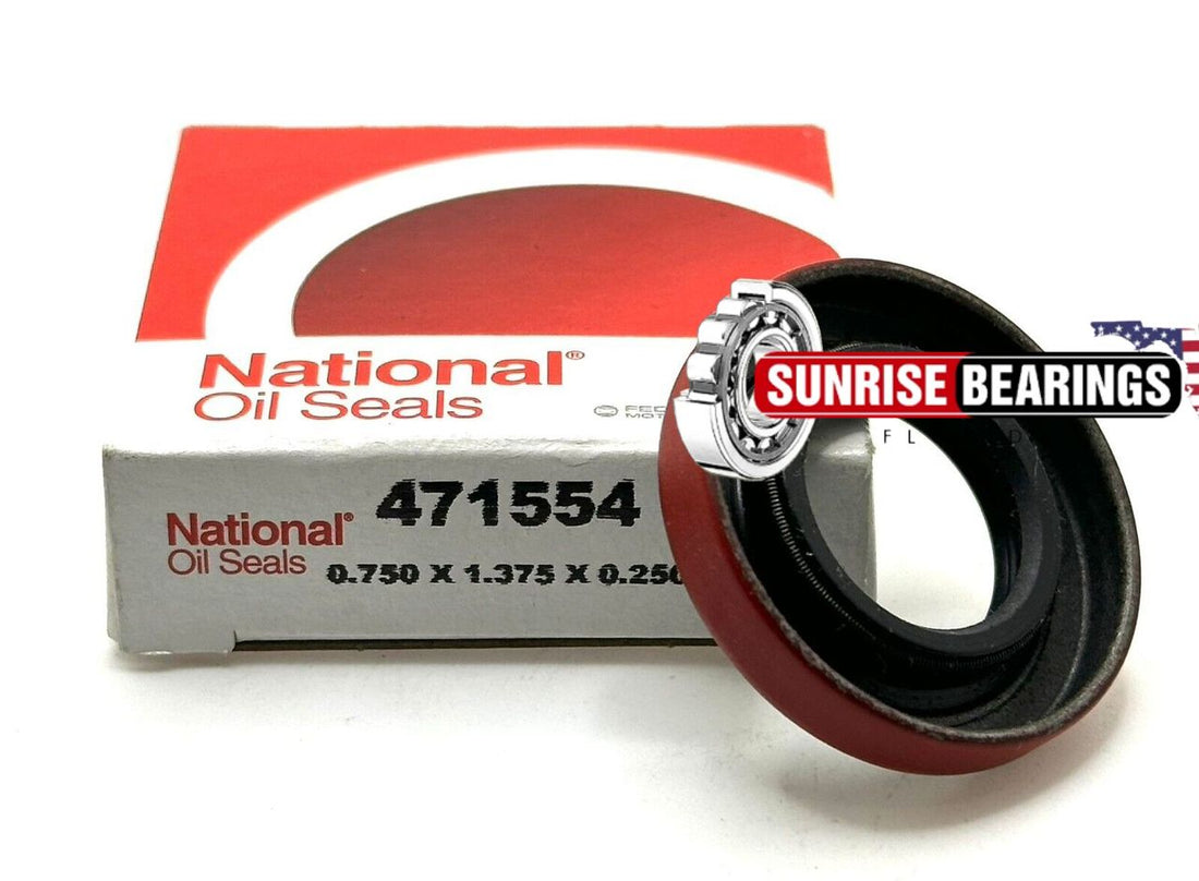 National 471554 Oil Seal For Industrial (0.750x1.375x0.250)